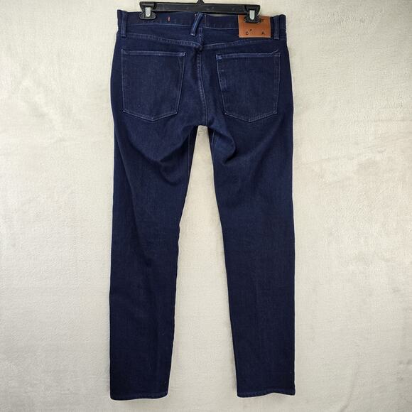 Hiroshi Kato Jeans 34x29 Blue The Pen Slim Selvedge Japanese Raw Denim 10.5 oz - Picture 10 of 16